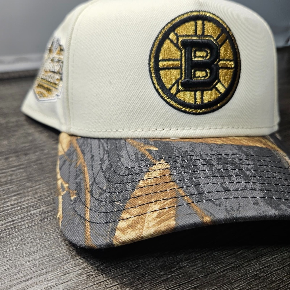 Boston Bruins Winter Classic 2010 New Era 9FORTY A-Frame Realtree Camo Brim New